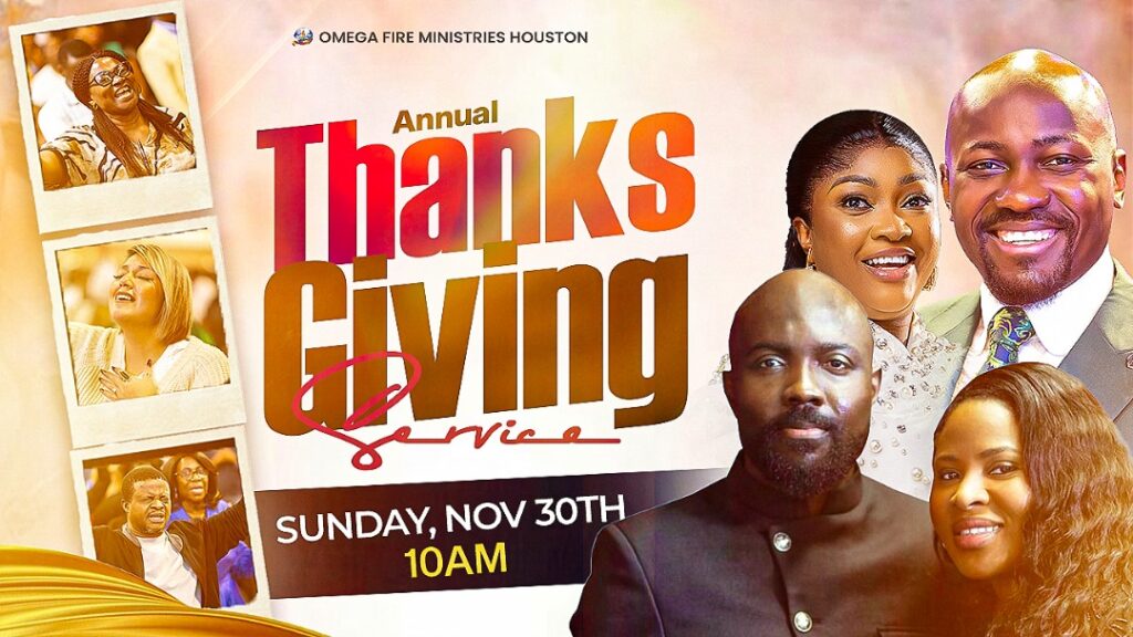 Thanksgiving service